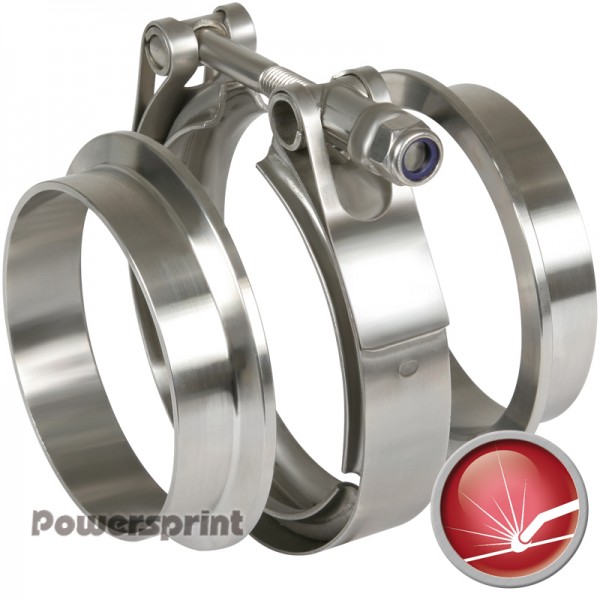 SET Edelstahl Doppel-T Spezial-Schnellverschluss-Bandschelle