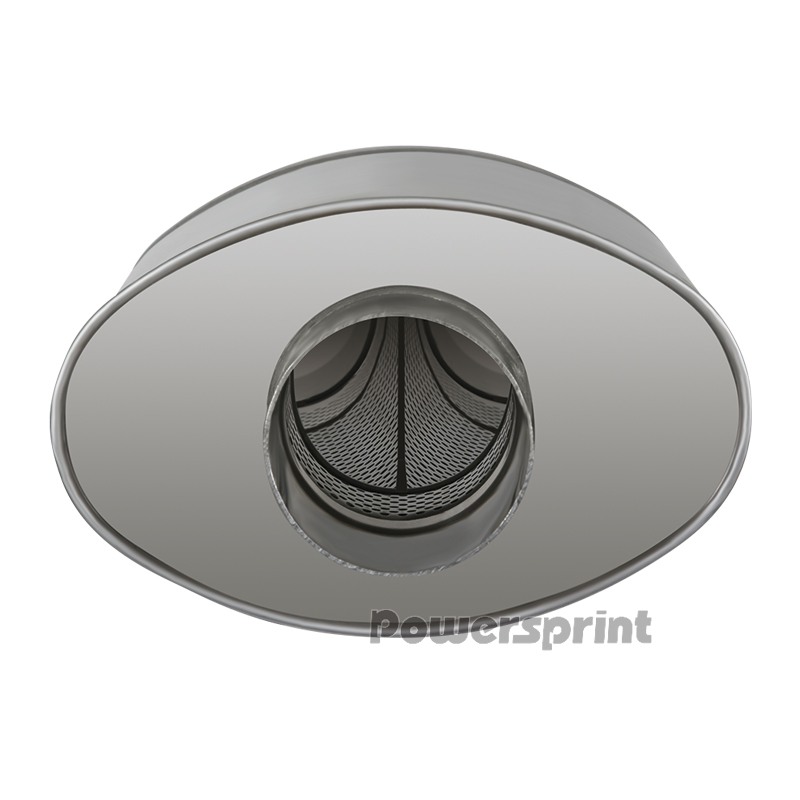 Schalldämpfer HF-35 oval, Y-Führung