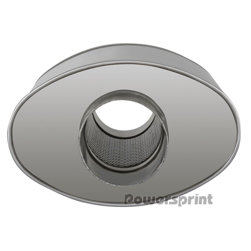 Schalldämpfer HF-35 oval, einflutig