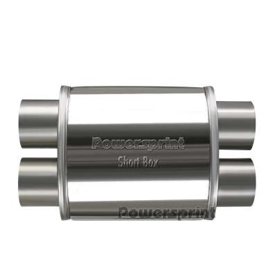 4,5" X 16" Clamp On Edelstahl Schalldämpfer Auspuff Box Body