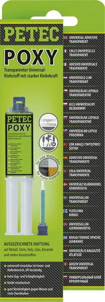 POXY transparenter 2K Universalklebstoff